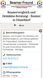 Mobile Screenshot of beamer-freund.de